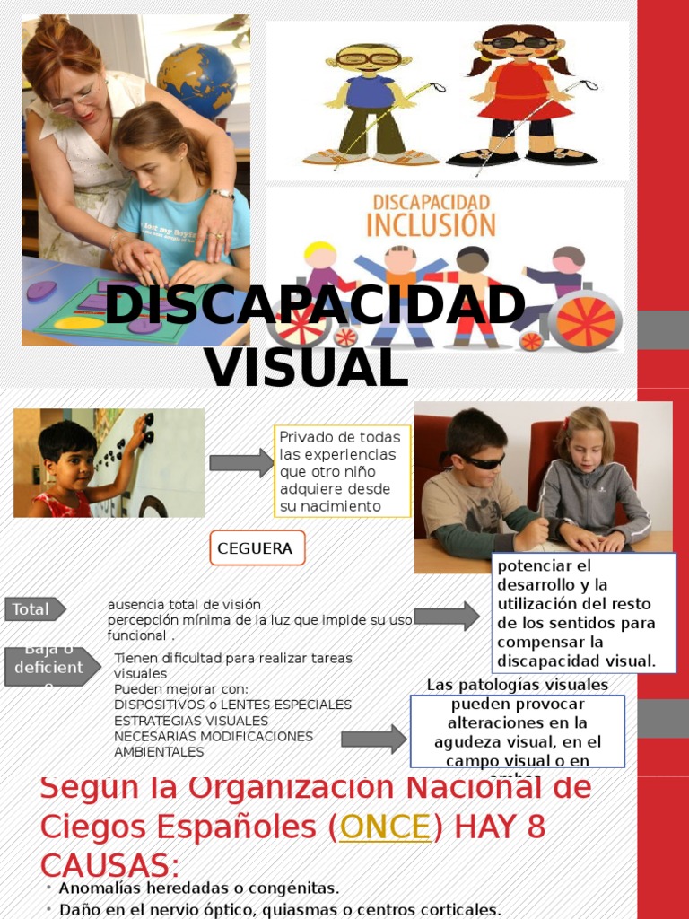 Estrategias para la Discapacidad Visual Infantil | PDF | Ojo humano ...