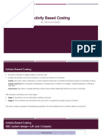 20 & 22 Session Activity Based Costing.