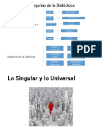 Categorias de La Dialéctica Origen , Singular- Universal