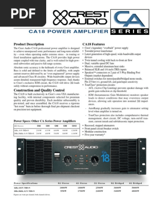 Ca18 Power Amplifier Circuit Diagram / Class H Power Amplifier Pcb