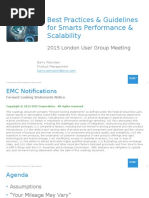 Best Practices Guidelines for Smarts Performance Scalability SAS UG London 2015v3