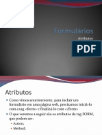 Formulários e Frames em HTML