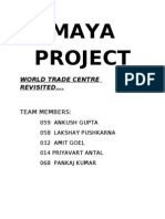 Maya Project: World Trade Centre Revisited