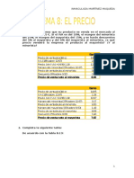 Actividades Tema 8 El Precio