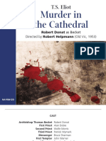 Ts Eliot Murder in The Cathedral Tutorial 2