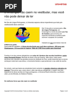 5 Livros Caem Vestibular Pode Deixar Ler