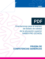 Orientaciones Para El ECAES (1)