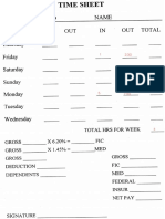 Timesheet