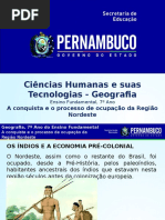 A Conquista e o Processo de Ocupação Da Região Nordeste