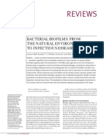 Reviews: Bacterial Biofilms: From The Natural Environment To Infectious Diseases