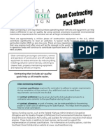 Diesel Learn Clean Contracting Fact Sheet