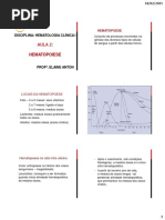 Aula 2 - Hematopoiese