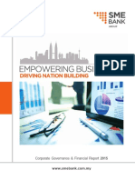 SME Bank 2015 Corporate Governance & Financial Report