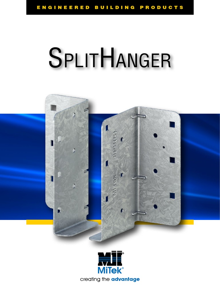 Split Hanger | PDF | Lumber | Screw