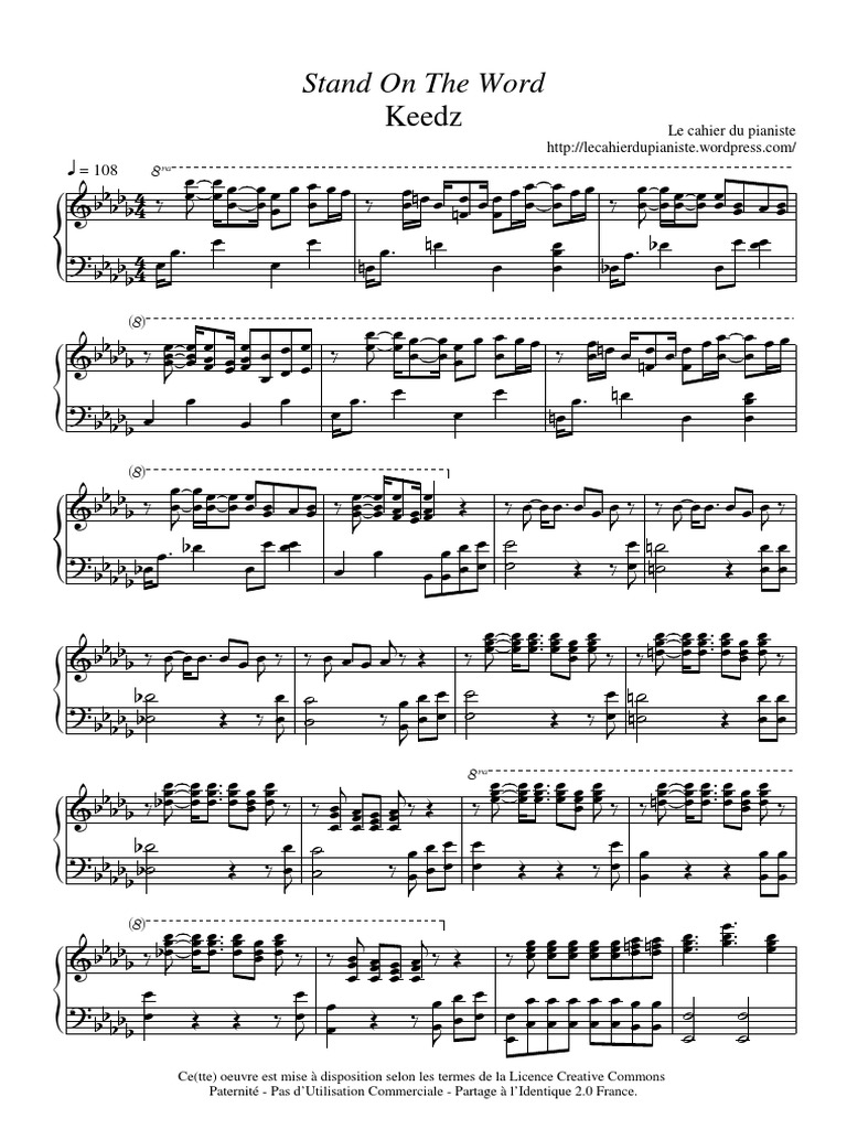 Keedz Stand On The Word Version Longue PDF | PDF