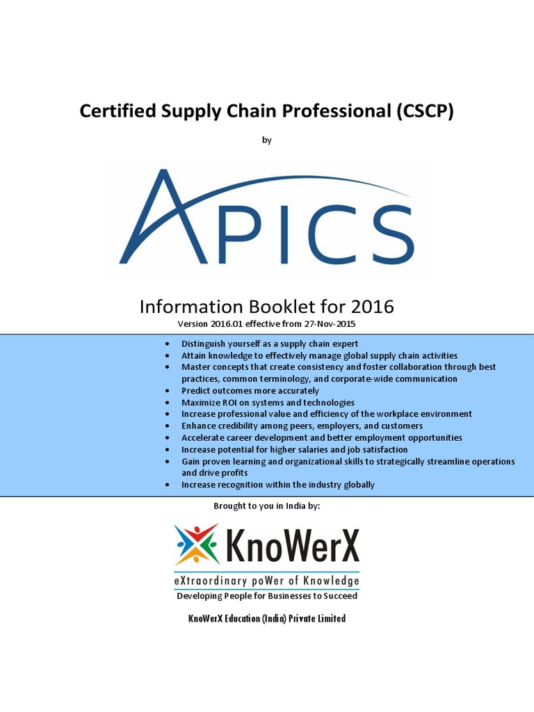 CSCP Ausbildungsressourcen