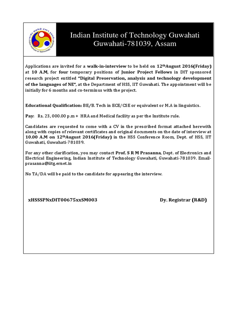 Iitg | PDF | Academia | Science