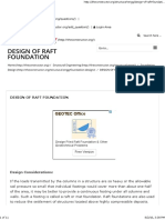 Design of Raft Foundation