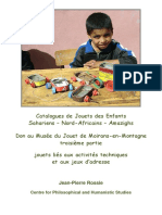 Catalogues de Jouets Des Enfants Sahariens - Nord-Africains - Amazighs: Don Au Musée Du Jouet de Moirans-en-Montagne. Troisième Partie: Jouets Liés Aux Activités Techniques Et Aux Jeux D'adresse