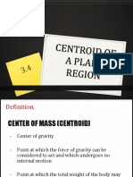 3.4 Centroid of Rod, Plane Region