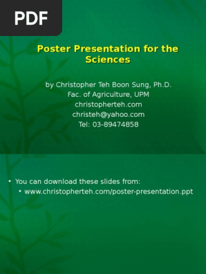 Poster Presentation