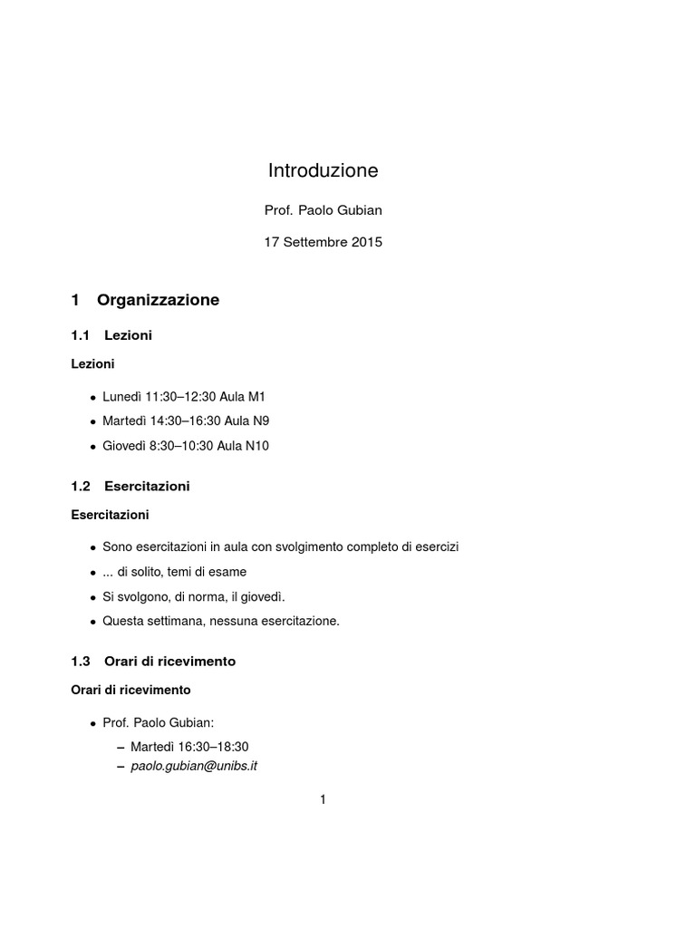 01 Intro Handout PDF | PDF
