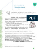 Ficha 4 Teoria Cinetico Molecular 7°