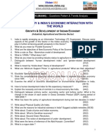 Gs Mains Indian Economy Questions Pattern Analysis Visionias PDF