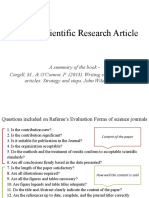Writing Scientific Research Article - Presentation