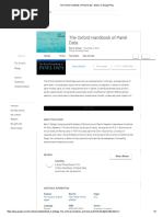 The Oxford Handbook of Panel Data - Books on Google Play