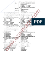 MCQ for Life Science Competitive Exam