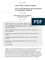 Charles Thomas Corn v. Ralph Kemp, Warden, Georgia Diagnostic and Classification Center, Respondent, 837 F.2d 1474, 11th Cir. (1988)