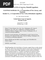 United States v. Eastman Kodak Co., A Corporation of New Jersey, and Eastman Kodak Co., A Corporation of New York, 63 F.3d 95, 2d Cir. (1995)