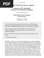 United States v. Wang Kun Lue, Chen de Yian, 134 F.3d 79, 2d Cir. (1998)