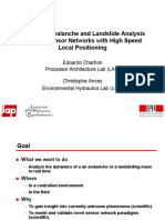 Real-Time Avalanche Analysis with Sensor Networks