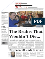 The Brains That Wouldn't Die... : Citizen's Call Leads To Arrest