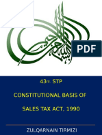 Constitutional Basis of Sales Tax