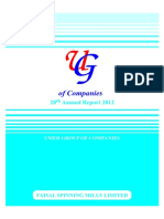 Of Companies: 28 Annual Report 2012