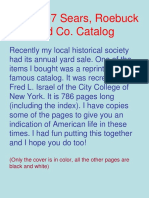 The 1897 Sears, Roebuck and Co. Catalog: (Only The Cover Is in Color, All The Other Pages Are Black and White)