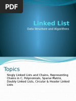 Linked List: Data Structure and Algorithms