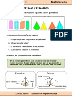 6to Grado - Matemáticas - Prismas y Pirámides