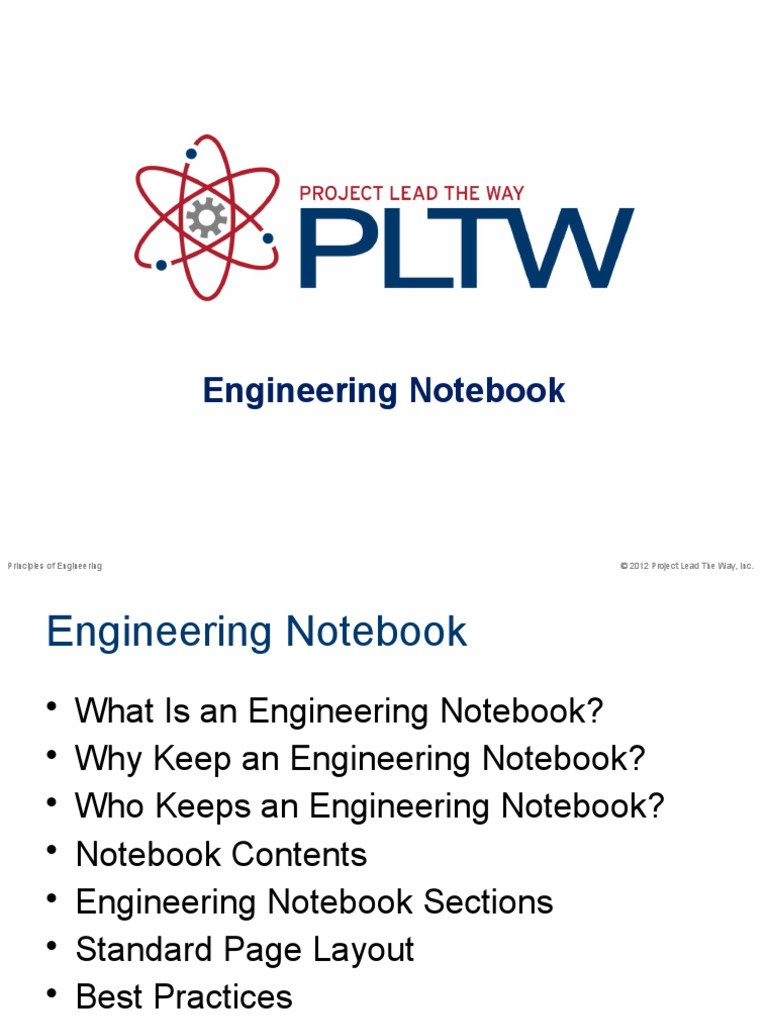 1 1 Engineeringnotebook Poe | PDF | Notebook | Documentation