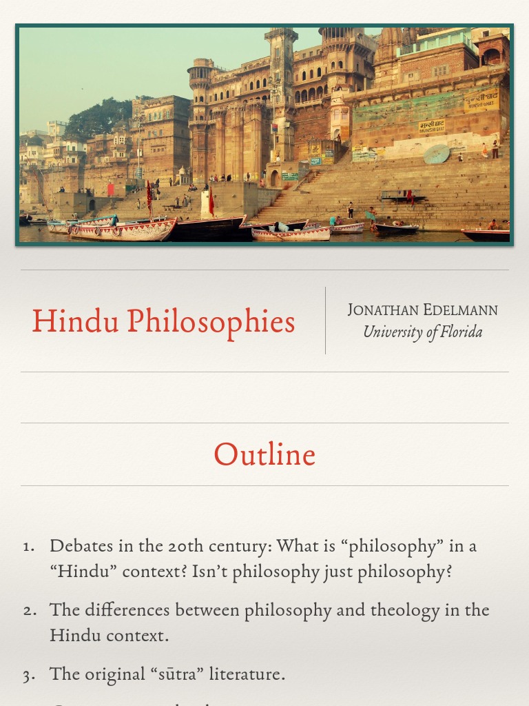 Hindu Philosophies Pdf Religious Faiths Psychological Attitude