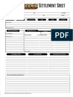 The Pathfinder RPG Settlement Sheet - Ficha de Población (PDF, A4, 1 Pagina) (Oficial, Descargada de Paizo, Community Use)