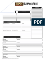 The Pathfinder RPG Campaign Sheet - Hoja de Control de Campaña (PDF, A4, 1 Pagina) (Oficial, Descargada de Paizo, Community Use)