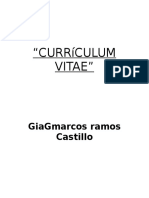 Curriculum de Gianmarco