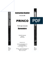 Princo Instruments Fortin Manometer3