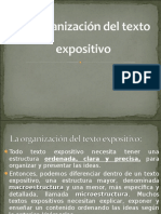 Modelos de organización en textos expositivos