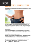 Os 7 Melhores Emagrecedores Naturais