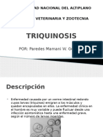 Triquinosis Zoonosis